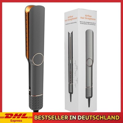 2in1-Profi Haarglätter Und Haartrockner Beheizbares Haar Glätteisen Lockenstab