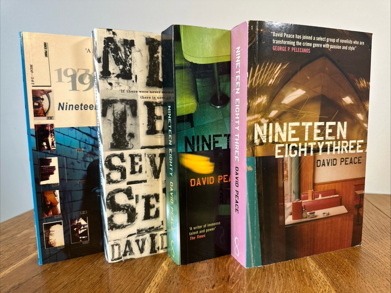 The Red Riding Quartet by David Peace SIGNED UK 1/1 PBO 4 Vol Set Serpent's Tail