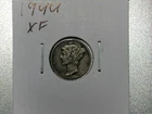 1944 US Mercury SILVER Dime "Denver" Mint! XF! Old US Coin!