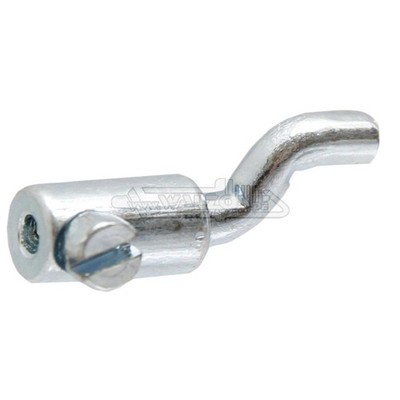 S-Haken Schraubnippel Bowdenzug b. 2,5 mm Ø Zug einsteckbar Z 4 Form Mäher Stahl