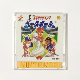 Exciting Baseball W/Manual Card Famicom Disk System FC Retro Used Game NTSC-J JP