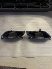 BMW 8 SERIES G14 G15 G16 CHROME EXHAUST TAIL PIPES PAIR 8075253 & 8075254 