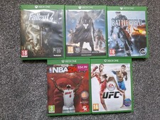 Xbox One Games Bundle Fallout 4, NBA2K14, Destiny, UFC Battlefield 4
