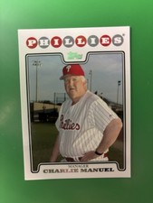 2008 Topps Charlie Manuel MGR Philadelphia Phillies #632