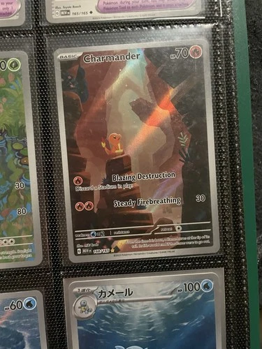 Pokémon TCG Charmander Scarlet & Violet 168/165 NM Condition
