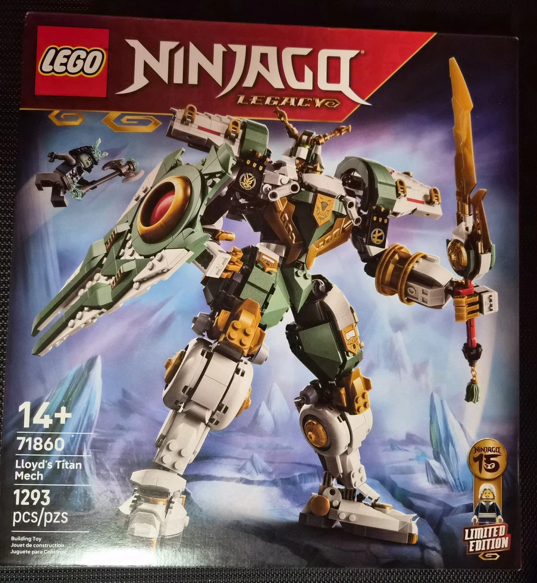 LEGO NINJAGO LEGACY # 71860 LLOYD'S TITAN MECH 1293 PIECES NEW