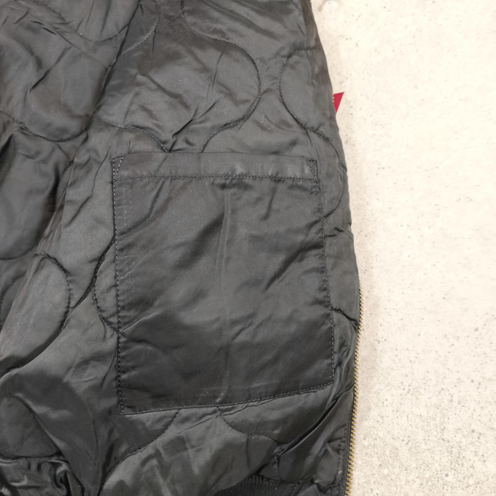 Alpha Industries Custom Bomber Jacket Hooded Flye… - image 15