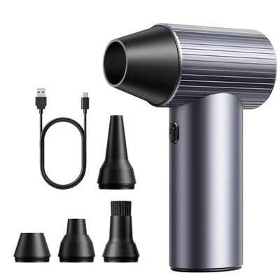 Electric Air Duster Rechargeable 300000 RPM 3 Speeds 4 Nozzles COSANO Full-Metal