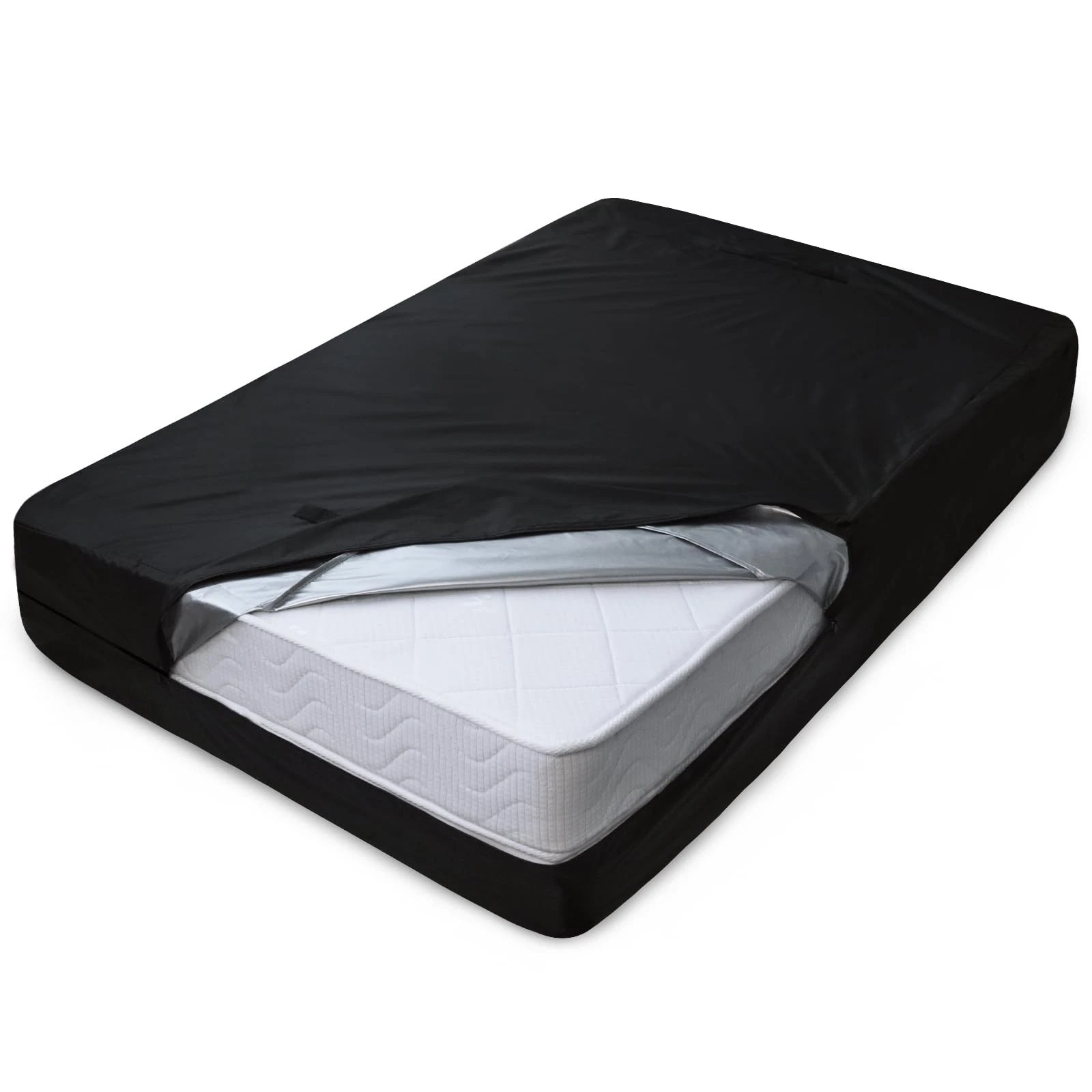 Mattress Bags for Moving and Storage Queen Size, Waterproof Queen, Black