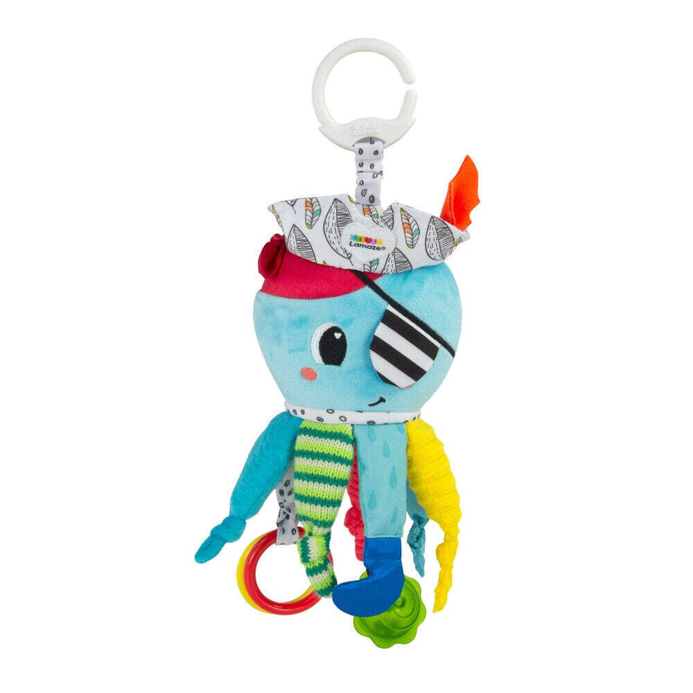 Lamaze Play & Grow Captain Calamari Baby Child Developmental Rattle Soft Toy