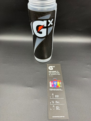 #ad #ad Gatorade Gx 30oz plastic water bottle Black amp; White Clean No Lid Brand New NM $10.00