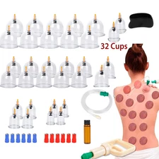24 Pack/set Medical Chinese Vacuum Cupping Body Massage Therapy Healthy Suction