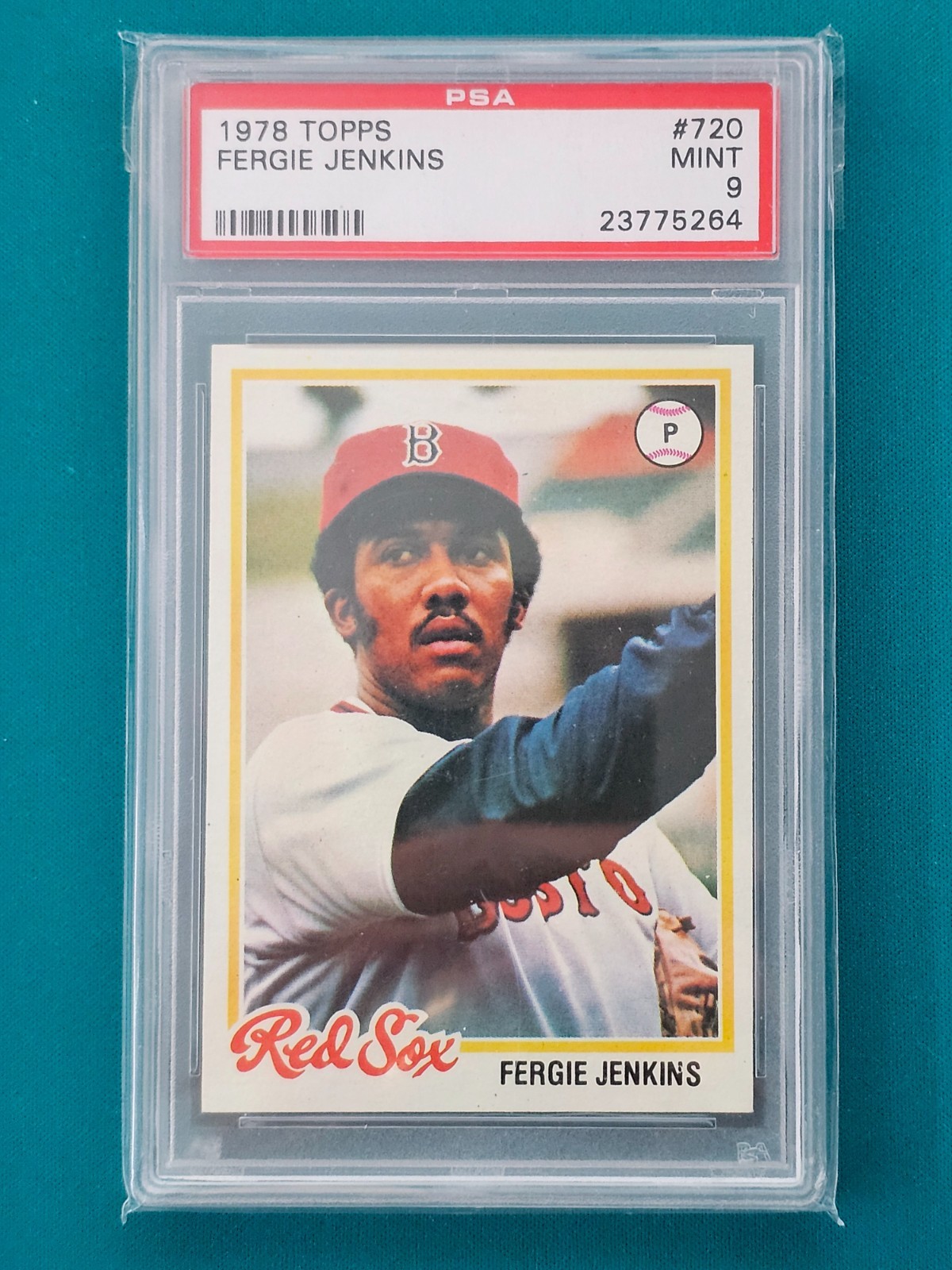 1978 Topps #720 FERGUSON JENKINS HOF Set Break Red Sox CENTERED MINT PSA 9