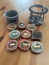VTG Yankee Candle Wax Tarts Lot Of 9 With 2 Wax Melters
