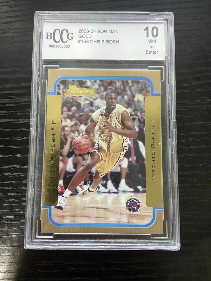 2003-04 Bowman Rookies & Stars Dwyane Wade. Lote de 10 cartas Chris Bosh RC Gold!!! - Imagem 4 de 4