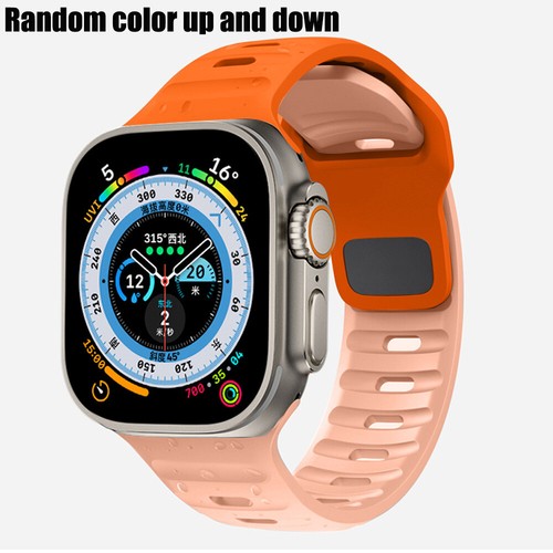 Silicone Band Sport Strap For Apple Watch Band Ultra 49mm Series 10 9876 42/45mm - Picture 46 of 59