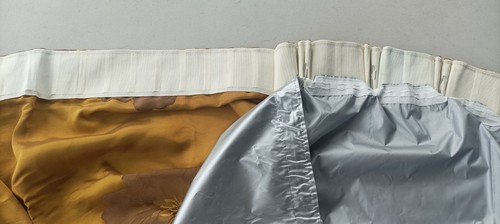 Long Velvet Curtain 300(156) x270cm+ 2m blockout +10 Hooks Pinch Pleated Black - Picture 13 of 13
