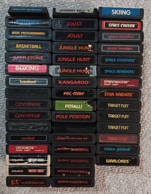 Atari 2600 Games, only 1.50 shipping for each additional cartridge! GREAT TITLES