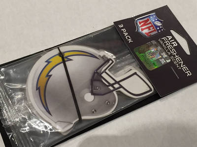 San Diego Chargers 3 Pack Vanilla Air Freshener | eBay