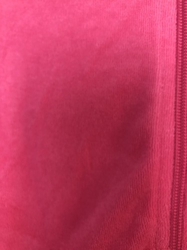 NEW JUICY COUTURE Girls Sz 12 Terry Shocking Pink Robertson Track Hood Jacket - Picture 6 of 6