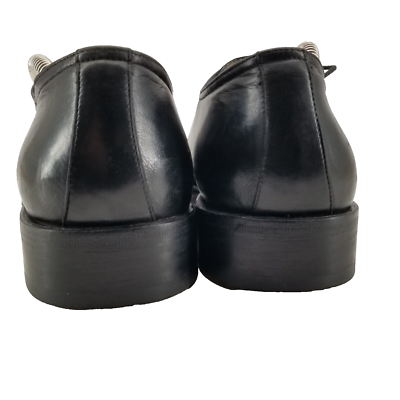 Bruno Magli Branson Mens Black Leather Oxford Dress Cap toe 