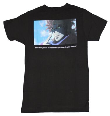 Jojo's Bizarre Adventure New Adult T-Shirt - How Many Pieces of Bread Dio Image