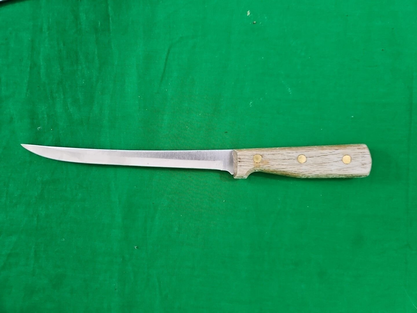 Old Homestead Cutlery Stainless Japan 7.5" Blade Filet Knife Full Tang 