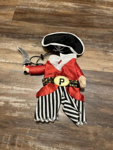 Spooky Village Pet Dog Pirate Costume Medium