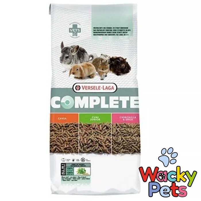 Versele Laga Cavia Complete 8kg GUINEA PIG DEGU CHINCHILLA JUNIOR RABBIT FOOD