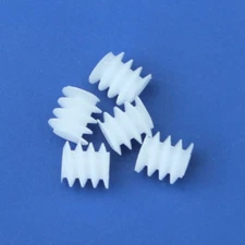 Worm 6*6 (2A) worm reduction gear DIY model gear 0.5 modulus 2mm hole 10PCS