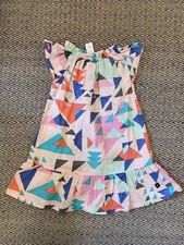 Tea Collection Girls Dress With Triangle Print Size 18-24 Months