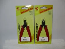 Hanlong Tools (HT-109) 5" Wire Cutter & Stripper Tool w/ Red Handle - Lot of 2