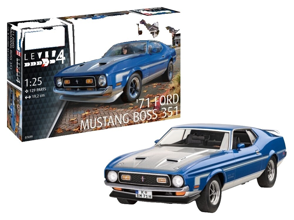 Revell 1/25 '71 BOSS 351 MUSTANG プラモデル Revell 71 Mustang Boss 351 | eBay
