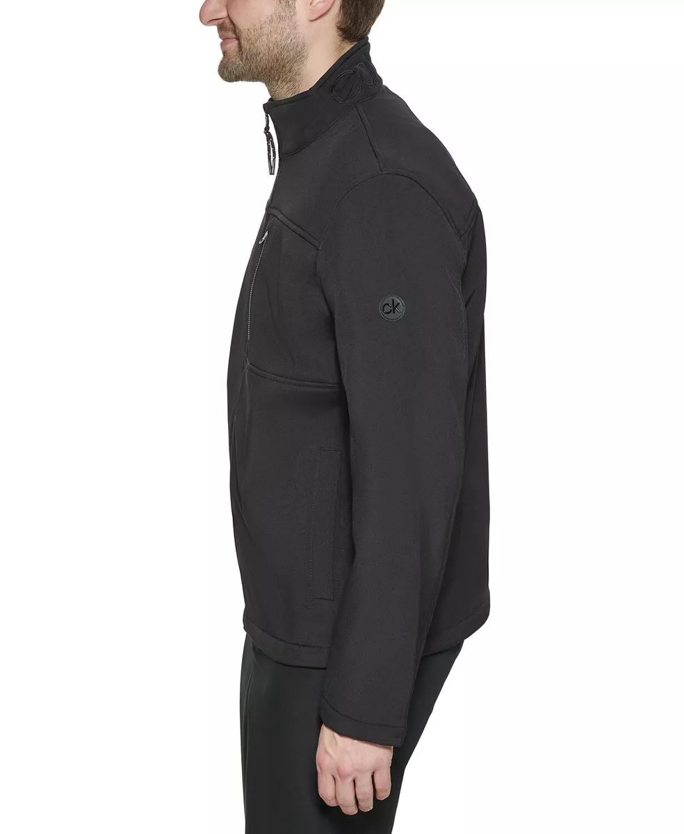 175 Calvin Klein Men's Black Infinite Stretch Soft Shell Jacket Medium  yja0423 | eBay