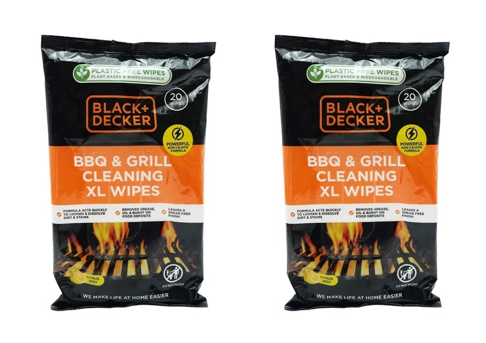 Air Fryer Cleaning Wipes x20 XL Heavy Duty Hob Grill Oven Tray Cooker BBQ wipes - Image 4 of 4