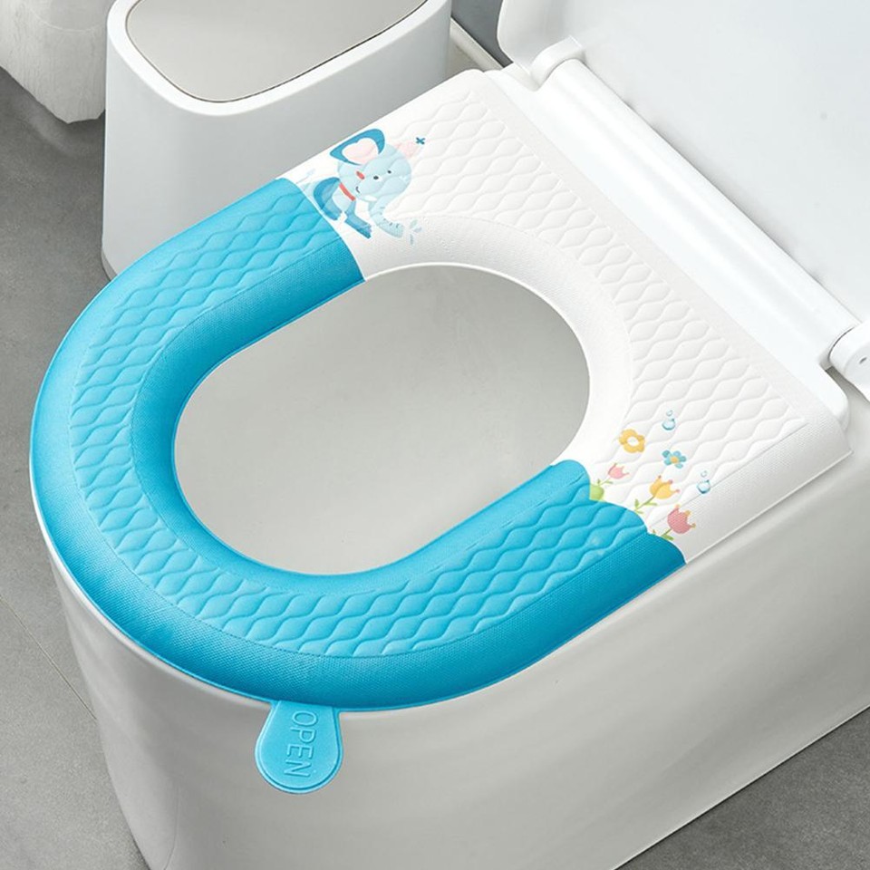 Waterproof Toilet Seat Cover Thickened Winter Toilet Cover' eBay