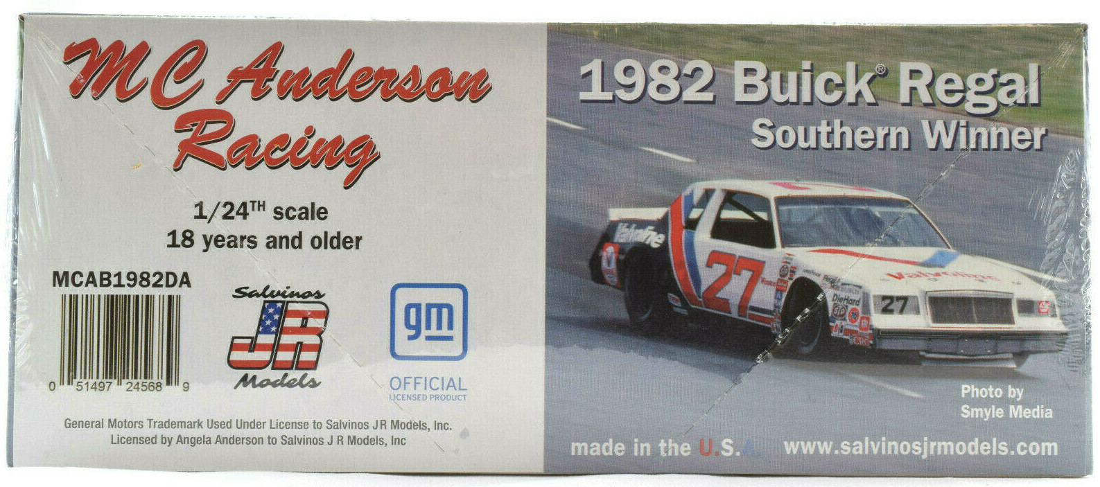 Salvino JR Models 1/25 Scale Kar Kare Cale Yarborough #74 Monte Carlo NASCAR Kit