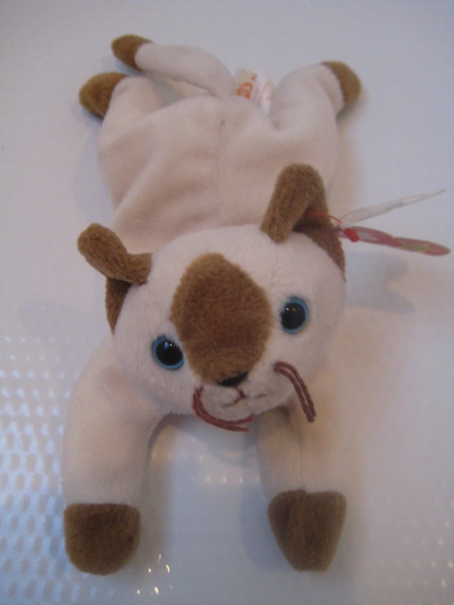 Rare Ty Beanie Babies Collection Snip Siamese Cat Retired Errors 1996 Retired