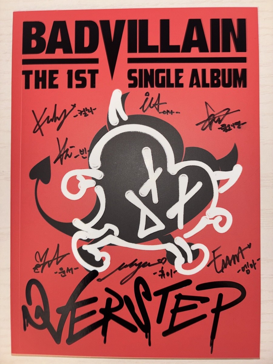★国内発送◆非売品◆メンバーサインCD◆BADVILLAIN◆OVERSTEP BAD VILLAIN [OVERSTEP] All Member Autographed Signed Album
