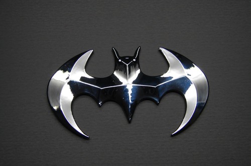BATMAN 3D ABS CHROME EMBLEM STICKER LOGO BADGE DECAL FOR CARS & BIKES - Picture 11 of 12