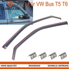 Windabweiser Regenabweiser Windschutz Für VW Bus T5 T6 Bj. 03-21 Schwarz Neu