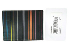 Paul Smith Italy Leather Striped Card Holder
