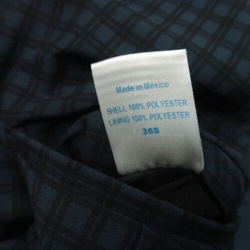 Twillory Blazer Mens 36S Blue Check Double Vented Notch Stretch Non Iron - Picture 4 of 13
