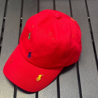 Classic Ralph Lauren genuine Baseball Cap color printing polo hat Adjustable US