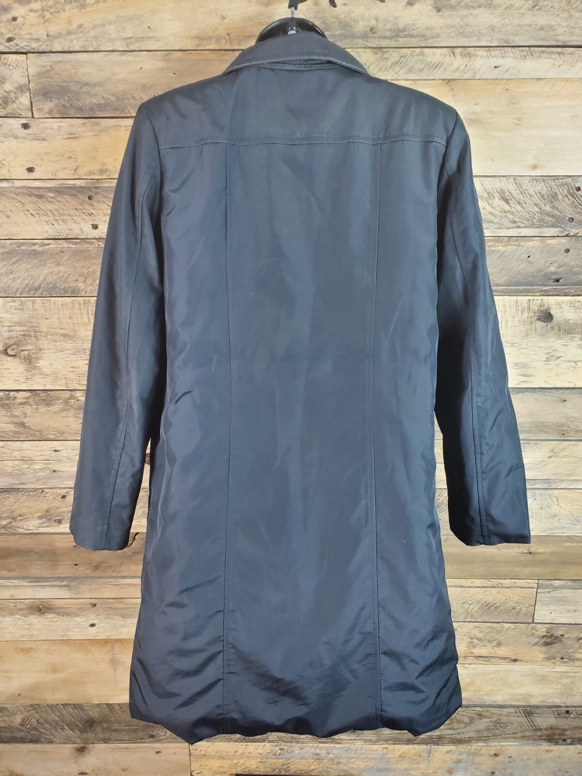 Express Worldwide Jacket Black Polyester Small Ch… - image 7