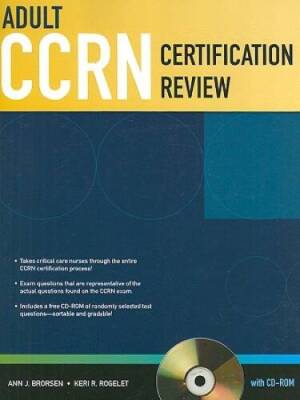 Adult CCRN Certification Review With CD-ROM - Paperback - GOOD