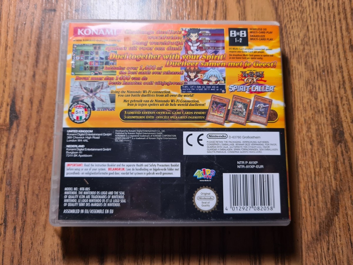 Yu-Gi-Oh! GX Spirit Caller Nintendo DS Game tested working PAL Konami  official | eBay