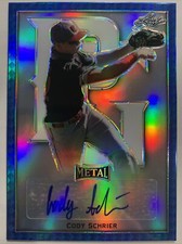 2020 LEAF METAL PG CODY SCHRIER BLUE REFRACTOR AUTO 06/30