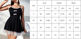 Womens Sexy Lingerie Set Lace Clubwear French Maid Costume Cosplay Fancy Dress