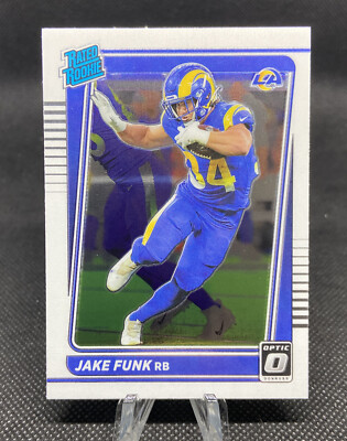 2021 Panini Donruss Optic Jake Funk Rated Rookie #295 Los Angeles Rams